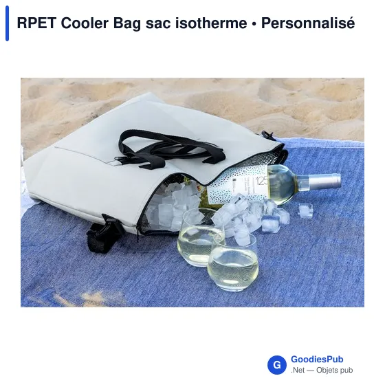 Sac isotherme personnalisable RPET Cooler Bag avec logo - Image 6