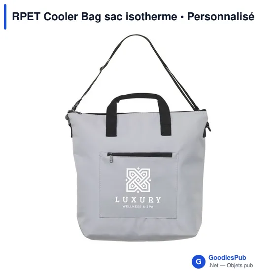 Sac isotherme personnalisable RPET Cooler Bag avec logo - Image 7