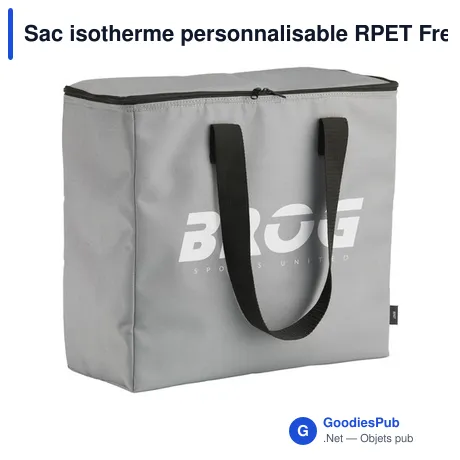 Sac isotherme personnalisable RPET Freshcooler-XL avec logo