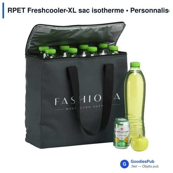 Sac isotherme personnalisable RPET Freshcooler-XL avec logo - Image 11