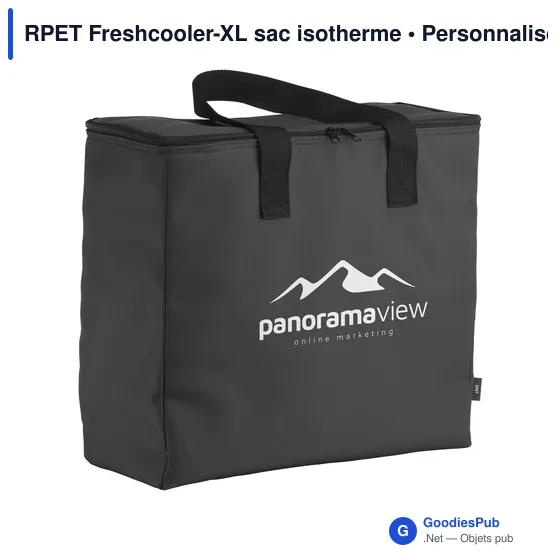 Sac isotherme personnalisable RPET Freshcooler-XL avec logo - Image 12