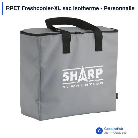 Sac isotherme personnalisable RPET Freshcooler-XL avec logo - Image 3