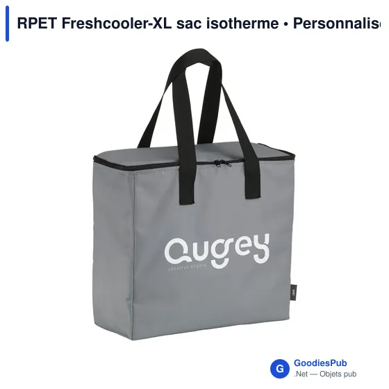 Sac isotherme personnalisable RPET Freshcooler-XL avec logo - Image 4