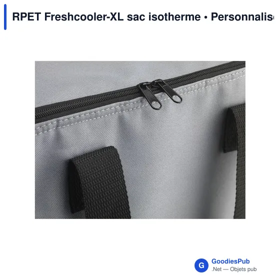 Sac isotherme personnalisable RPET Freshcooler-XL avec logo - Image 5