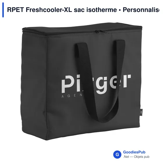 Sac isotherme personnalisable RPET Freshcooler-XL avec logo - Image 10