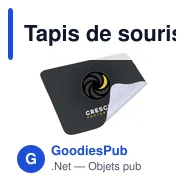 Tapis de souris personnalisable RPET avec fonction nettoyante et logo - Miniature 3