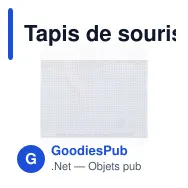 Tapis de souris personnalisable RPET avec fonction nettoyante et logo - Miniature 4