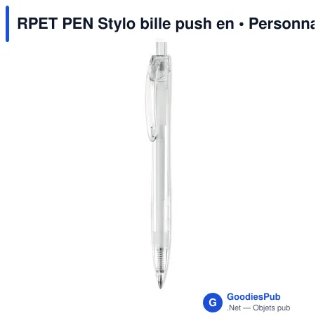 RPET PEN Stylo bille push en