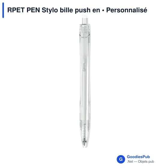 RPET PEN Stylo bille push en - Image 3