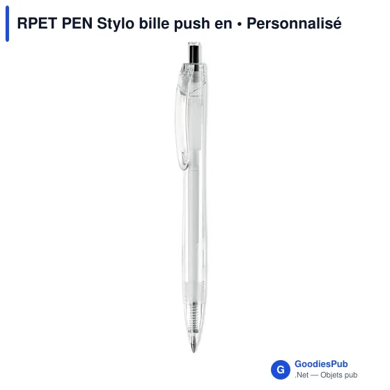 RPET PEN Stylo bille push en - Image 4
