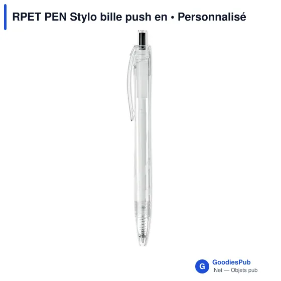 RPET PEN Stylo bille push en - Image 5