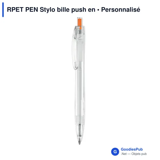 RPET PEN Stylo bille push en - Image 7