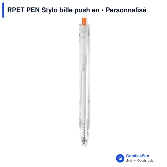RPET PEN Stylo bille push en - Image 9