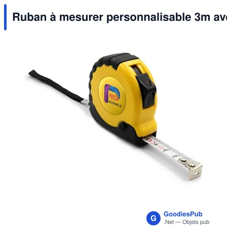 Ruban à mesurer personnalisable 3m avec logo - Willis
