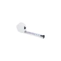Variante Blanc - Mètre ruban personnalisable 3 m en ABS recyclé avec logo - DimensionPro