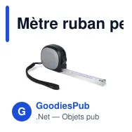 Mètre ruban personnalisable 5 m en ABS recyclé avec logo - MeasureMate - Miniature 2