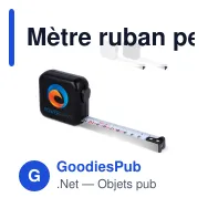 Mètre ruban personnalisable 5 m en ABS recyclé avec logo - SizeSure - Miniature 1