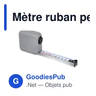 Mètre ruban personnalisable 5 m en ABS recyclé avec logo - SizeSure - Miniature 3