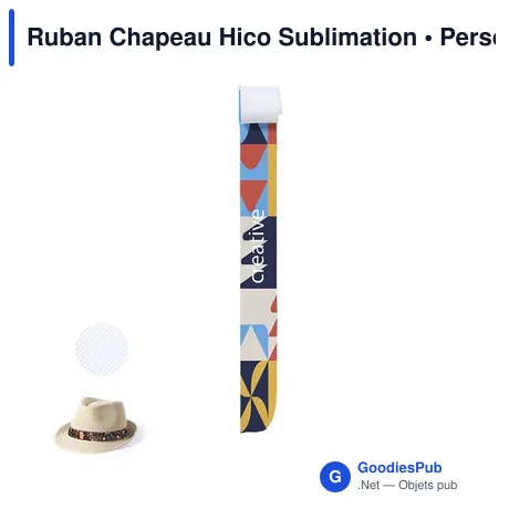Ruban Chapeau Hico Sublimation