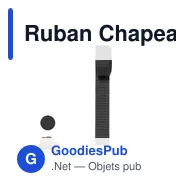 Ruban Chapeau Hicoband - Miniature 2