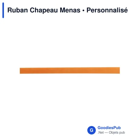 Ruban Chapeau Menas