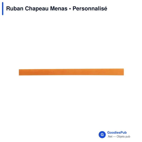 Ruban Chapeau Menas - Image 1