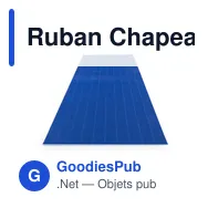 Ruban Chapeau Menas - Miniature 2