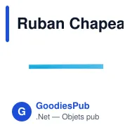 Ruban Chapeau Menas - Miniature 6