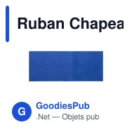 Ruban Chapeau Menas - Miniature 9