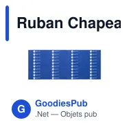 Ruban Chapeau Menas - Miniature 10