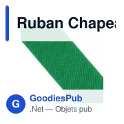 Ruban Chapeau Nwovenband - Miniature 3