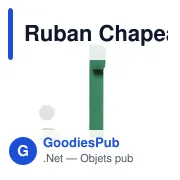 Ruban Chapeau Nwovenband - Miniature 6