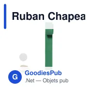 Ruban Chapeau Nwovenband - Miniature 10