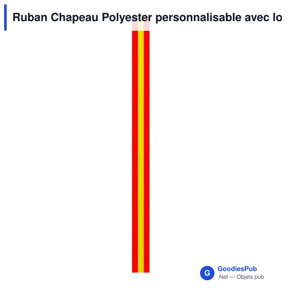 Ruban Chapeau Polyester personnalisable avec logo - Image 11