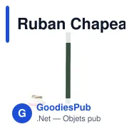 Ruban Chapeau Polyester personnalisable avec logo - Miniature 12