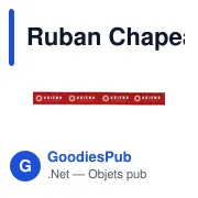 Ruban Chapeau Polyester personnalisable avec logo - Miniature 4