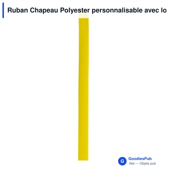 Ruban Chapeau Polyester personnalisable avec logo - Image 6