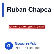 Ruban Chapeau Polyester personnalisable avec logo - Miniature 9