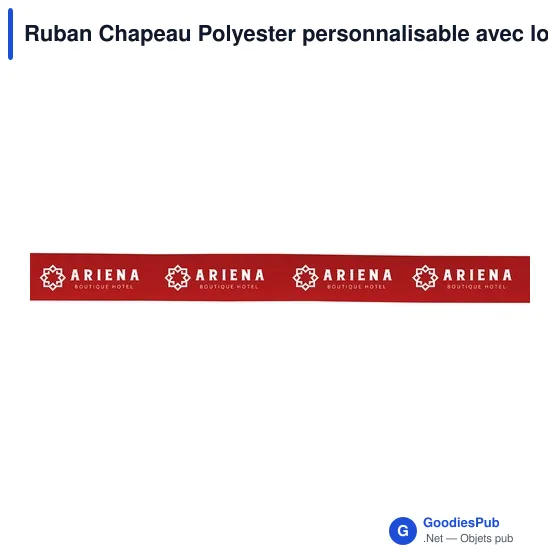 Ruban Chapeau Polyester personnalisable avec logo - Image 9