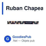 Ruban Chapeau Polyesterband - Miniature 6