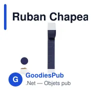 Ruban Chapeau Polyesterband - Miniature 8