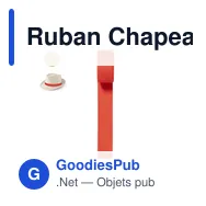Ruban Chapeau Sprint - Miniature 7