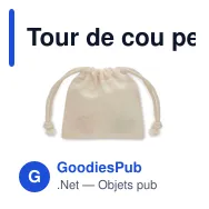 Tour de cou personnalisable avec logo - Set de 4 gommes de Noël - Miniature 2