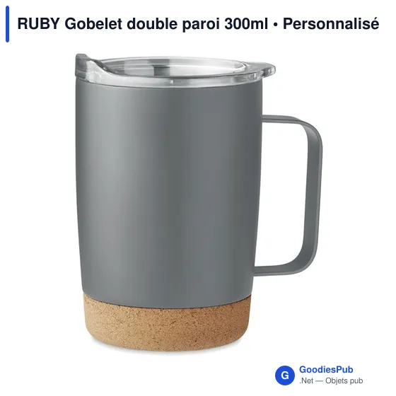 RUBY Gobelet double paroi 300ml - Image 1
