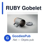 RUBY Gobelet double paroi 300ml - Miniature 2