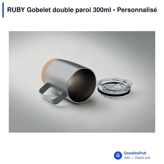 RUBY Gobelet double paroi 300ml - Image 2