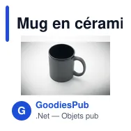 Mug en céramique personnalisable RUBY avec logo - Miniature 3