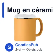 Mug en céramique personnalisable RUBY avec logo - Miniature 6