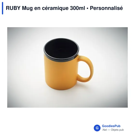 Mug en céramique personnalisable RUBY avec logo - Image 8