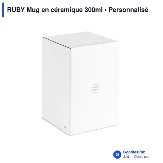 Mug en céramique personnalisable RUBY avec logo - Image 9